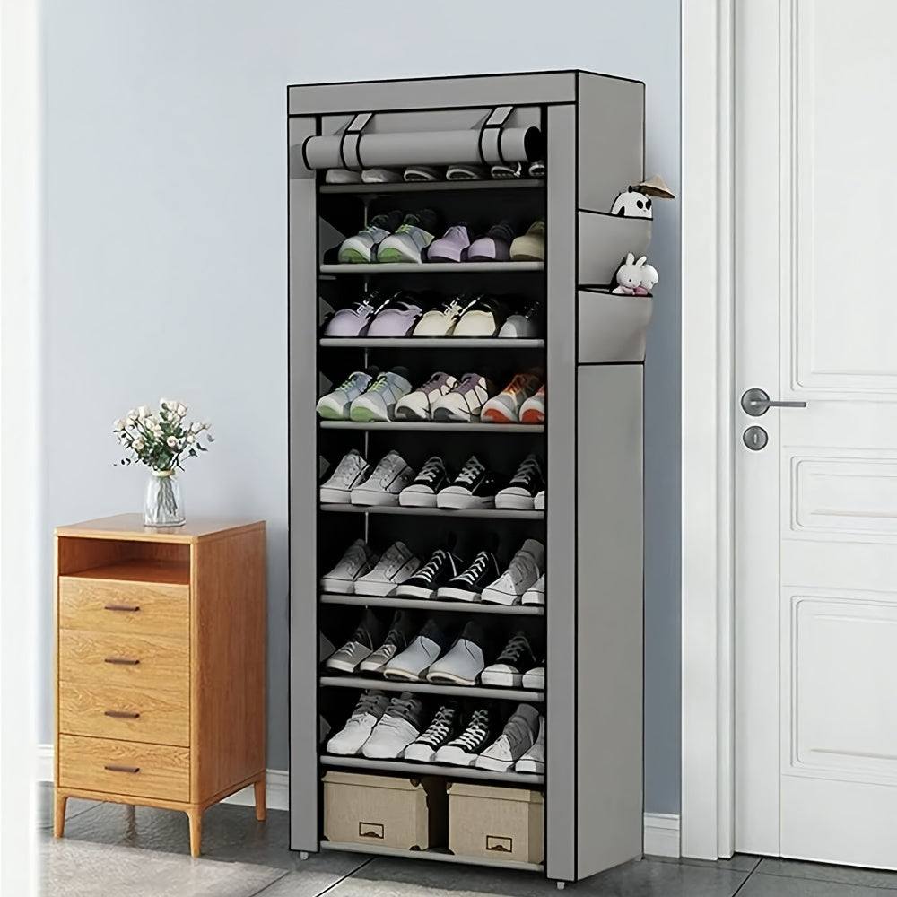 Layer Shoe Organizer - 6/8/10, Dustproof, Portable, Easy