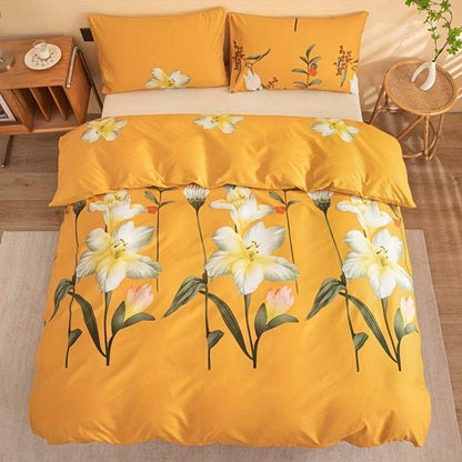 3pcs Floral Duvet Cover Set