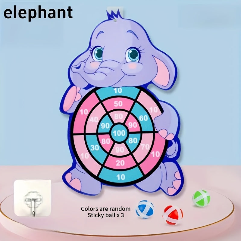 Sticky Ball Toss Game – Elephant Design for Family Fun