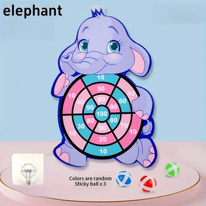 Sticky Ball Toss Game – Elephant Design for Family Fun