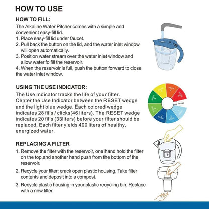 ALTHY Mineral Alkaline Water Pitcher