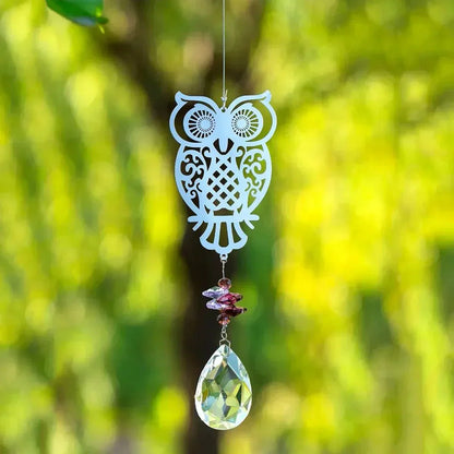 Crystal Hummingbird Suncatcher - Pendant. This is a decoration, metal