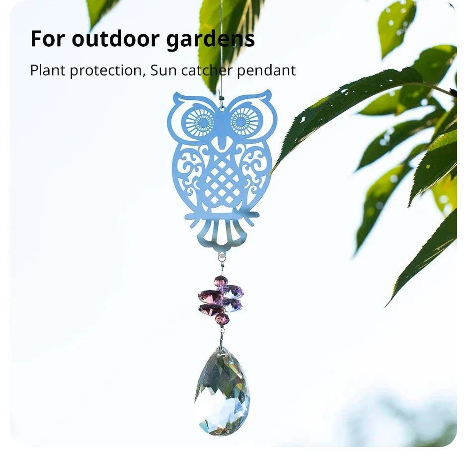 Crystal Hummingbird Suncatcher Pendant