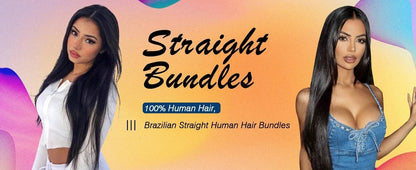8-32 Inch Bone Straight Human Hair Weave Bundles