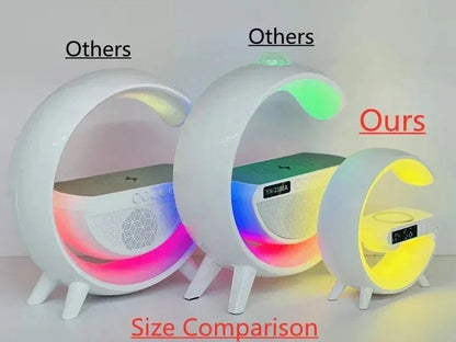 Multifunction Wireless Charger Stand Pad RGB Light Speaker