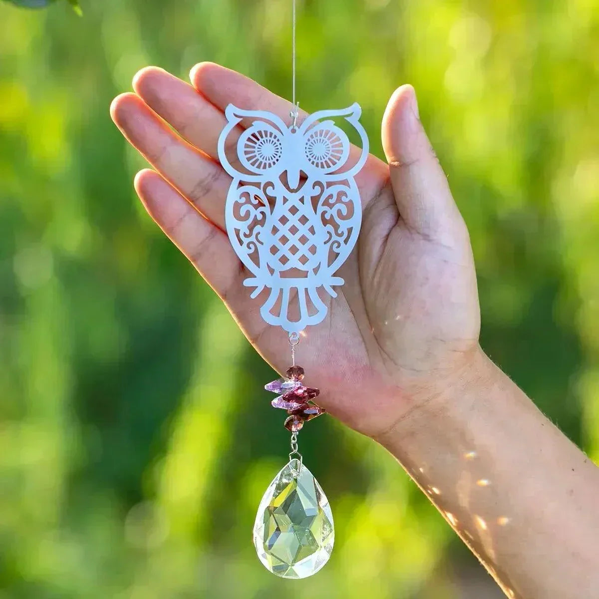  Crystal Hummingbird Suncatcher - Pendant. This is a decoration, metal