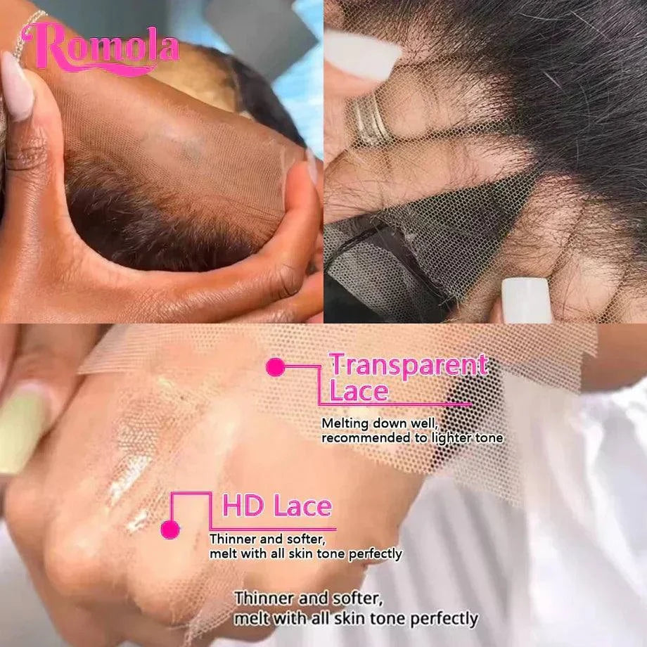 Light Brown Brazilian Human Hair Swiss Lace Wig