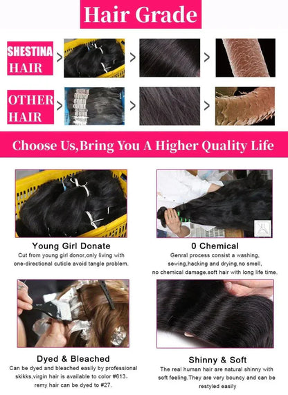 1B30 Straight Highlight HD Lace Frontal Wig - 30" 180 Density