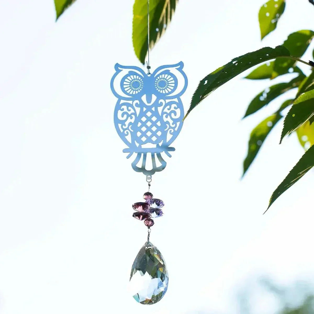 Crystal Hummingbird Suncatcher - Pendant. This is a decoration, metal