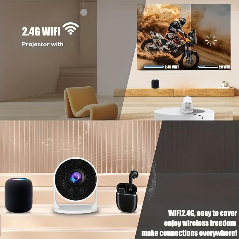 Mini Projector - Rotatable, USB, Built-in Speaker, Office Use