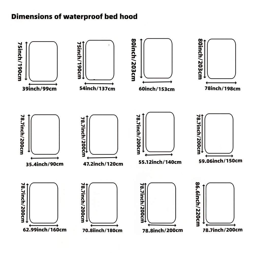 Mattress Protector Cover - 1 pc,Waterproof, Ultra Soft and Comfortable