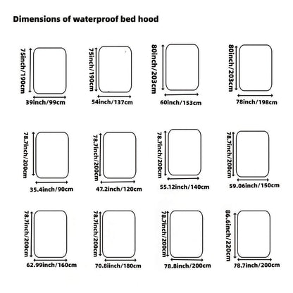 Mattress Protector Cover - 1 pc,Waterproof, Ultra Soft and Comfortable