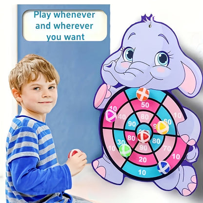 Sticky Ball Toss Game – Elephant Design for Family Fun