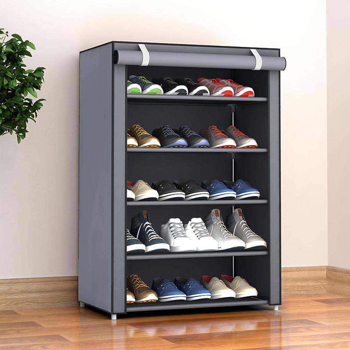 Layer Shoe Organizer - 6/8/10, Dustproof, Portable, Easy