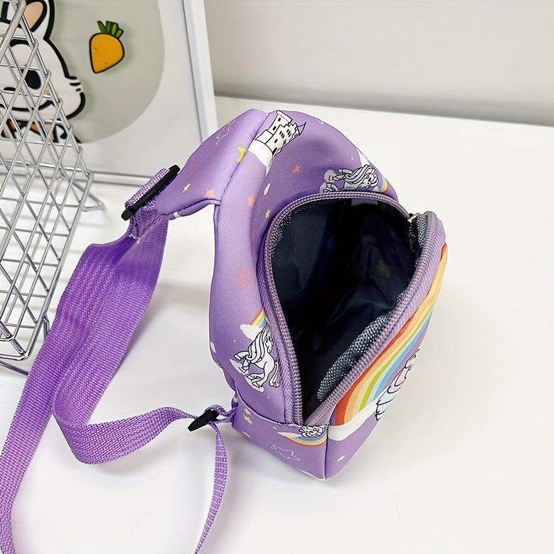 Unicorn and Dinosaur Kids Crossbody Bag - Cute and Adjustable