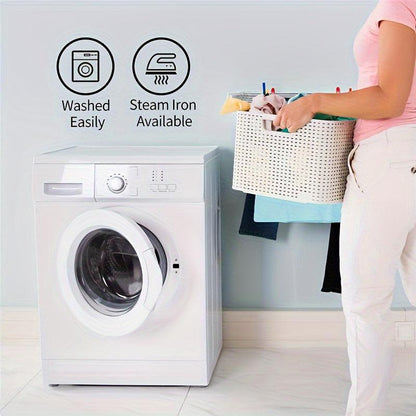 2pcs Modern plaid curtains in red and grey