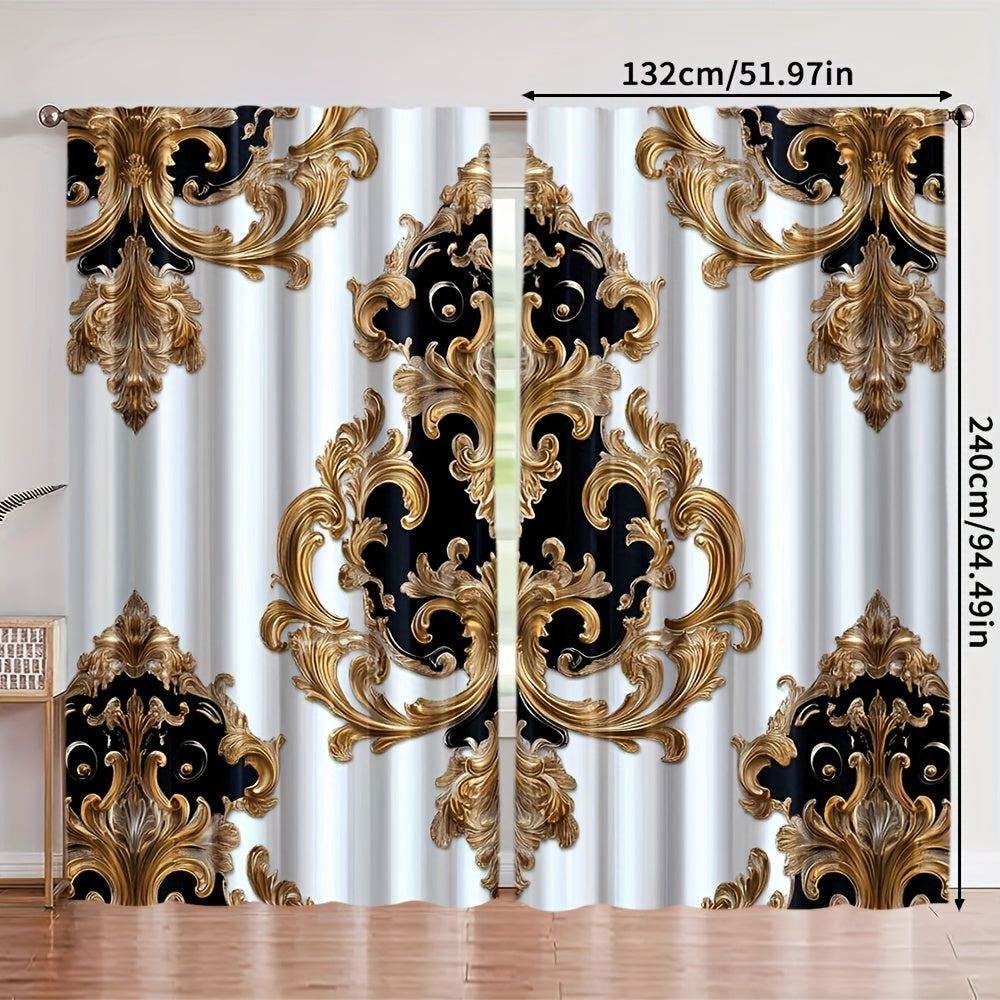 Boho Floral Curtains