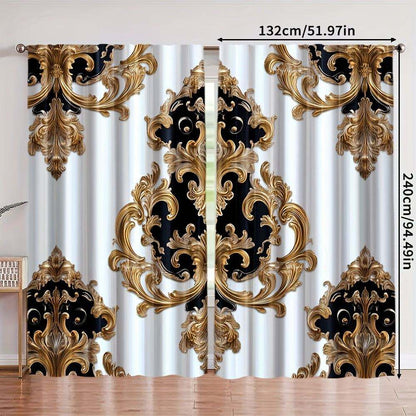 Boho Floral Curtains