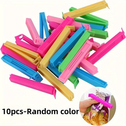Plastic Food Bag Clip - 20pcs/10pcs/1pc, Reusable Seal Clips