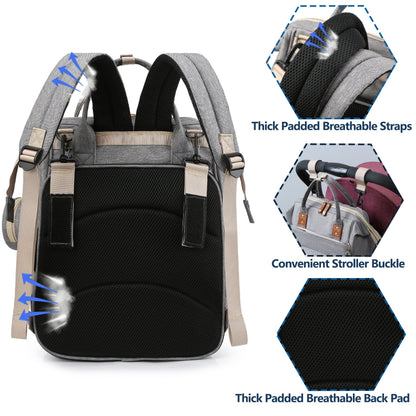 Lamroro Diaper Backpack with Changing Station