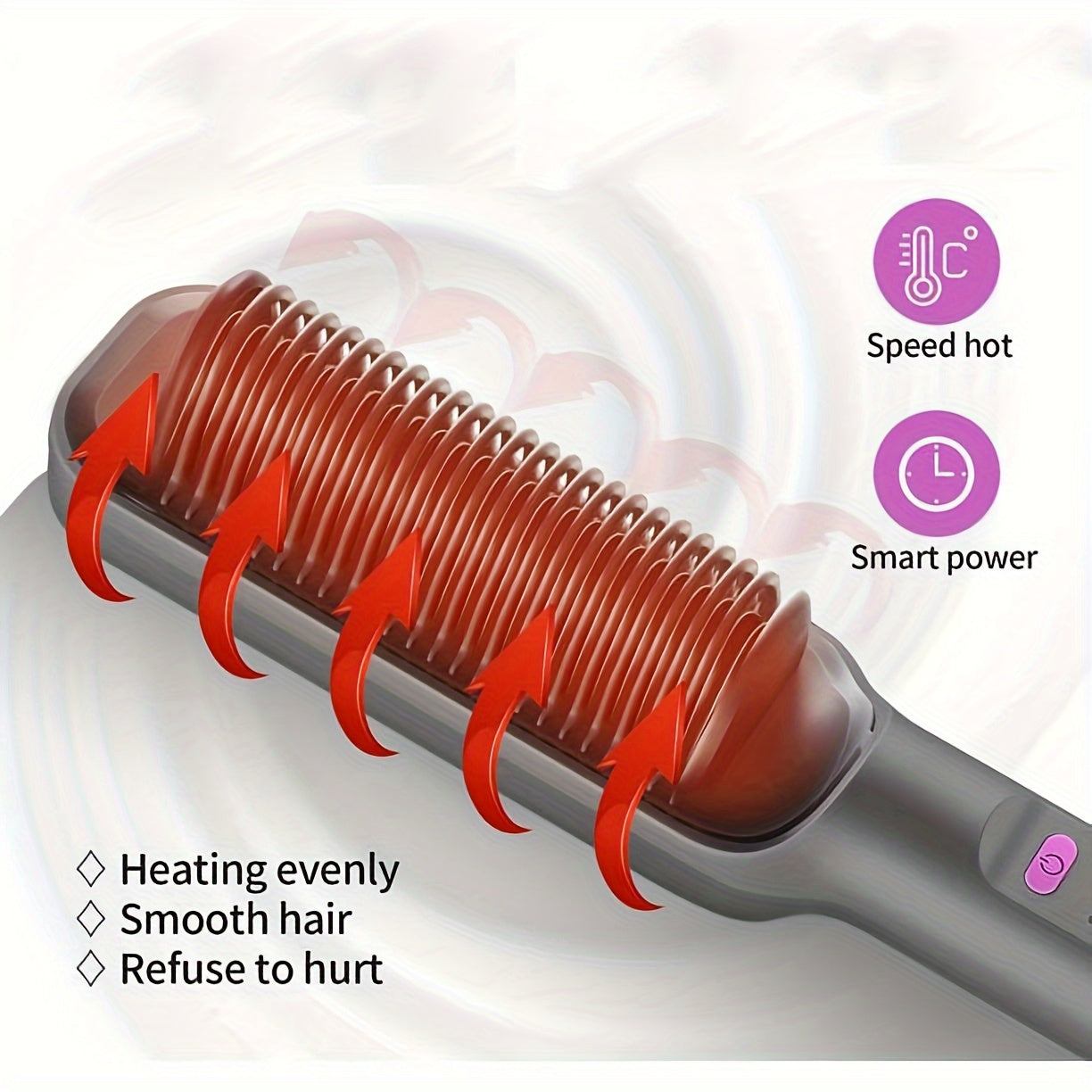 hair straightener comb 