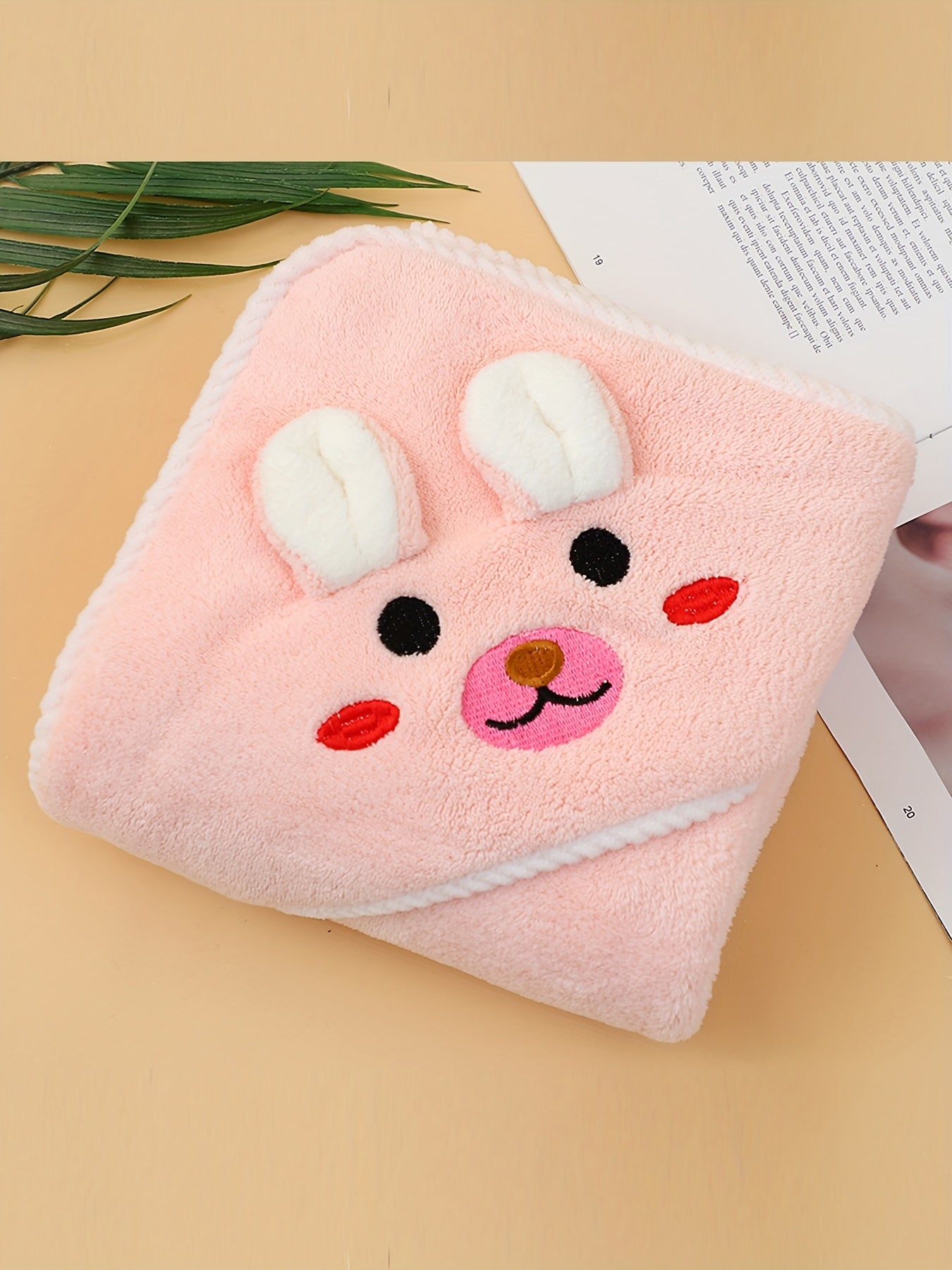 Animal Hooded Baby Bathrobe - Soft & Absorbent for Bath,100% Polyester