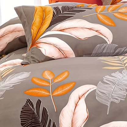  Microfiber Bedding Set - 3 pcs, Floral Print, 100% Microfiber