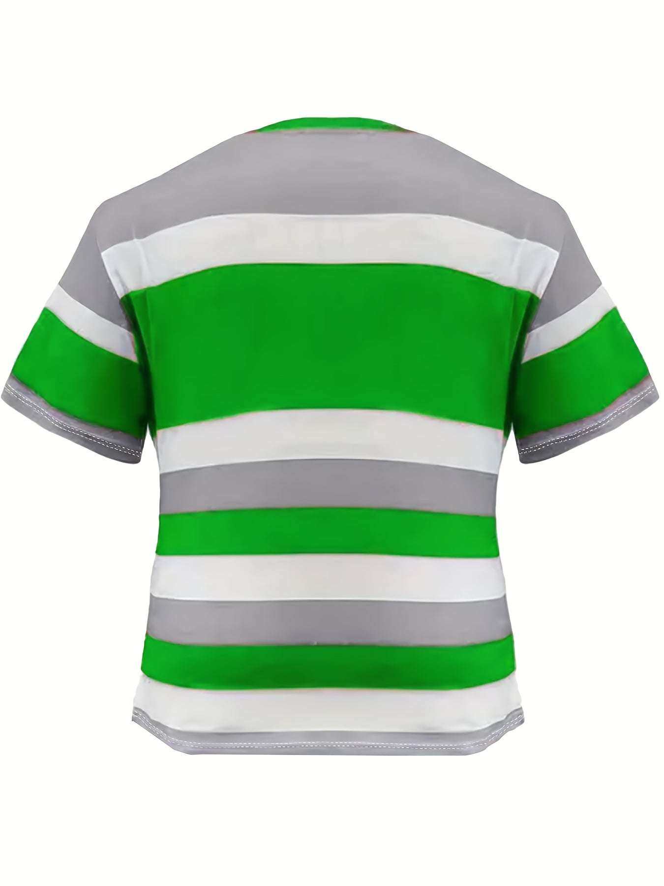 Womens Plus Size Striped T-Shirt 