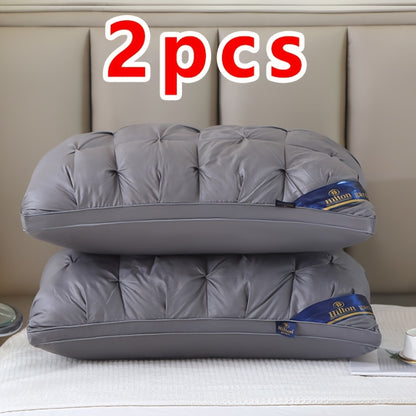 1pc/2pcs Luxury 5-Star Hotel Quality Pillows for Back Support