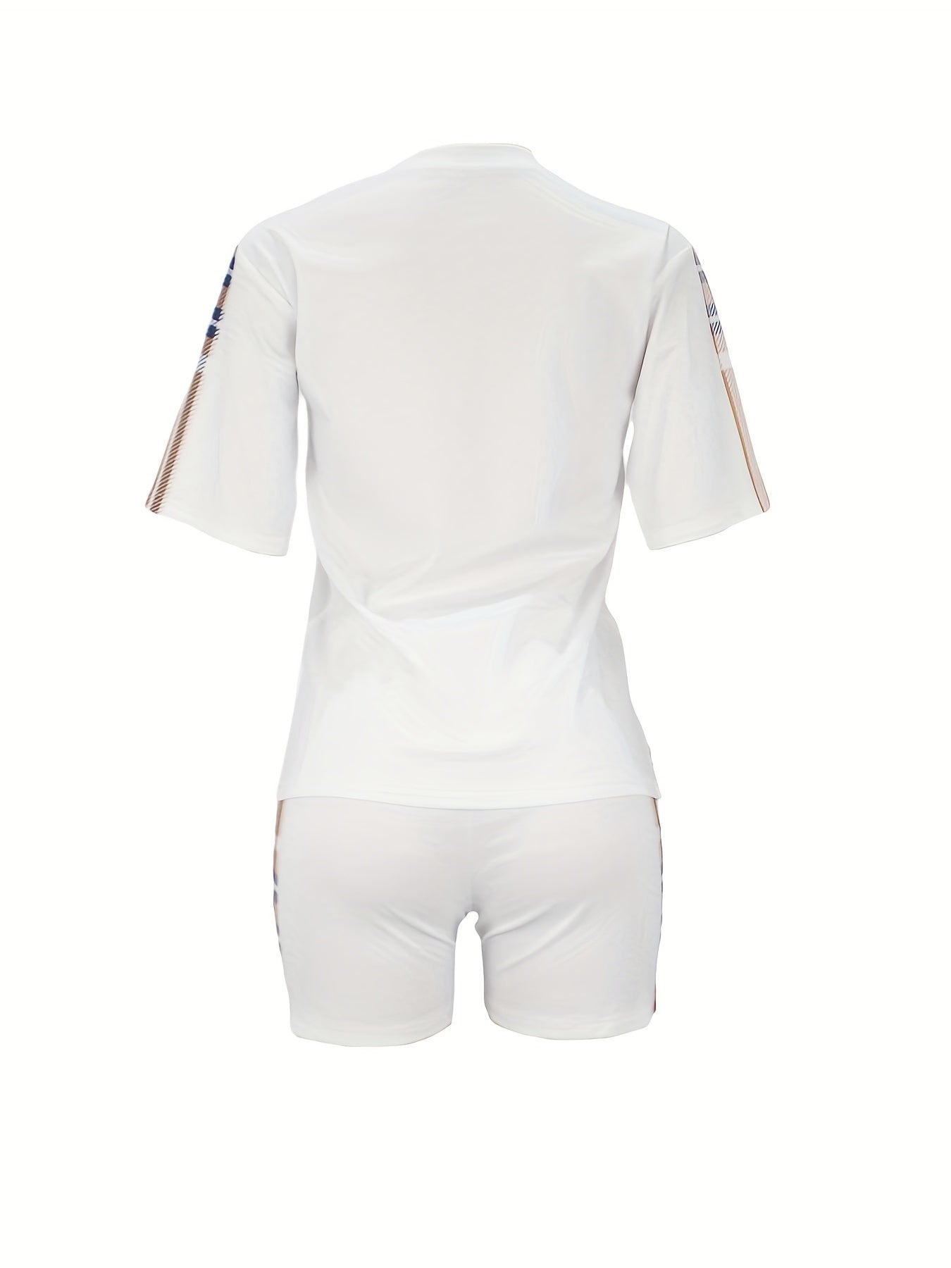 Plaid Two-Piece Faith Print Top & Pocket Shorts