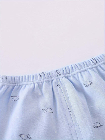 Girls Outfit Set -  7 pcs, Soft Cotton, All-Season,  Bear Themed