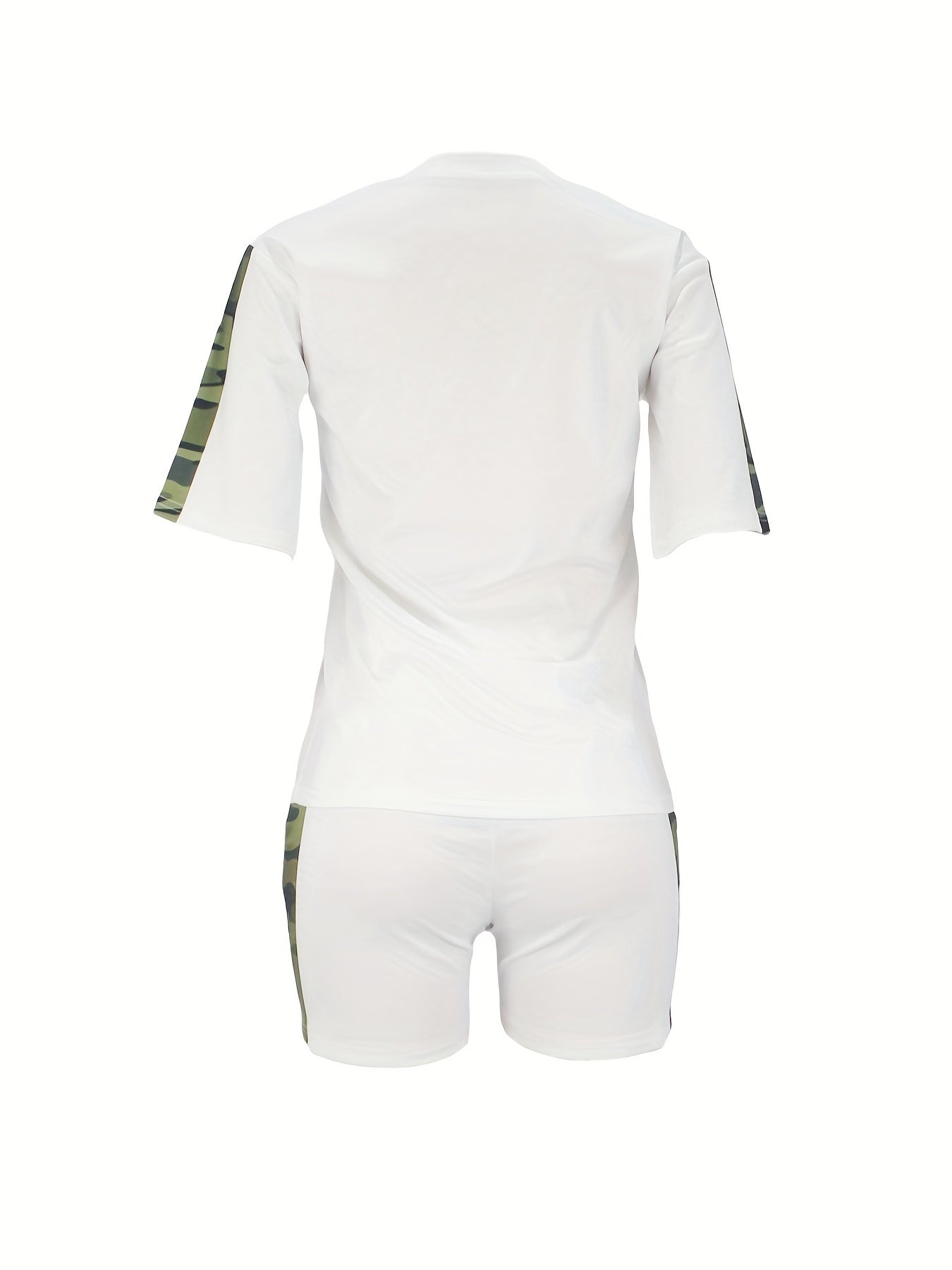 Patchwork Print Two-piece Set