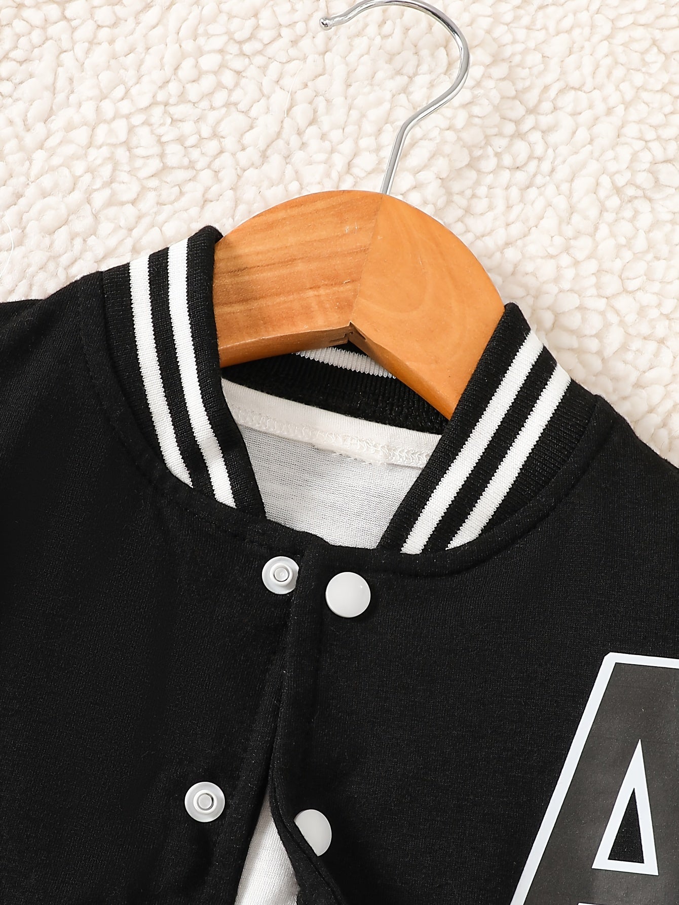 Boys 2 pcs Knit Baseball Suit - Stylish Fall/Winter Wear