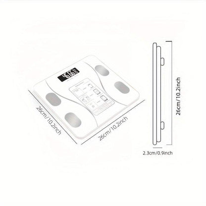 Smart Digital Bathroom Scale - Battery Powered Device