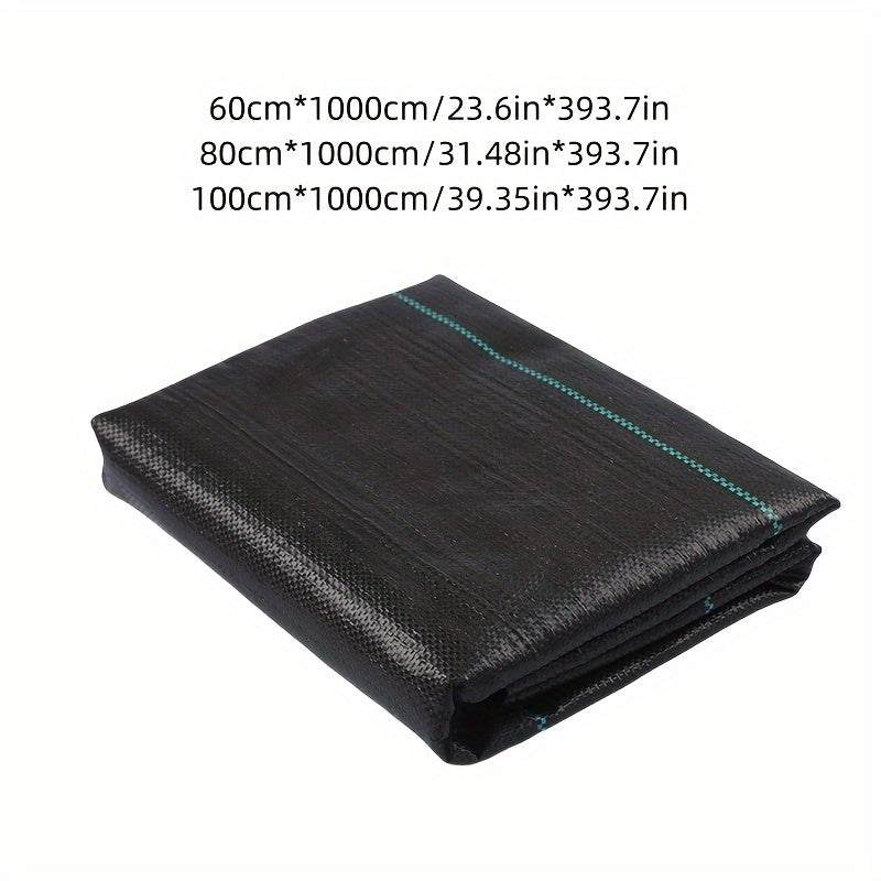 Heavy-Duty Black Garden Fabric - Weed Barrier & Ground Cover