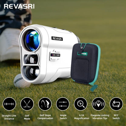 REVASRI Golf Rangefinder - Tournament Legal, Slope & Pin Lock