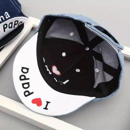 Hat for Baby Girls and Boys - Soft Denim Cap, Spring and Summer