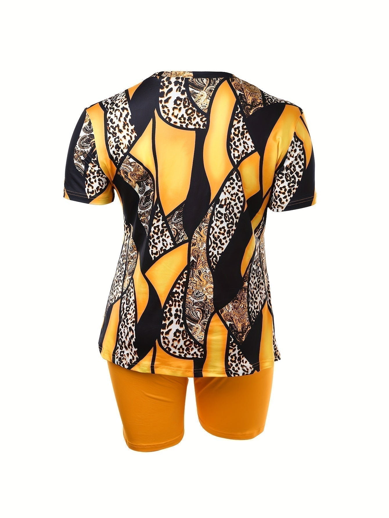 Fade Print Pocket Stitching Suit