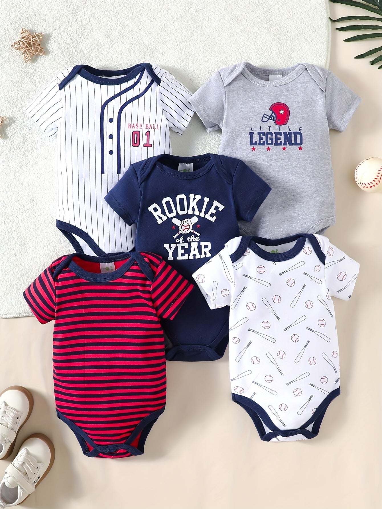 Boys Cotton Onesies  
