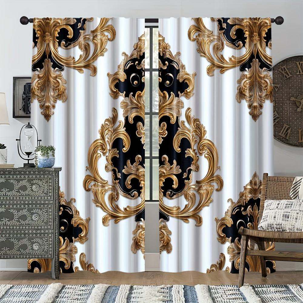 Boho Floral Curtains