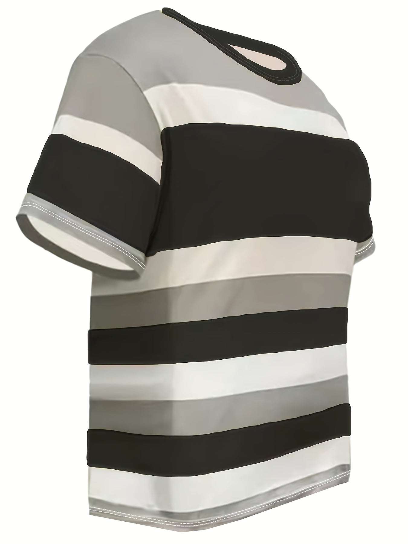 Womens Plus Size Striped T-Shirt 