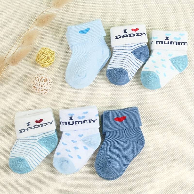 3 Pairs Of Socks For Boys Aged 0-3 Months
