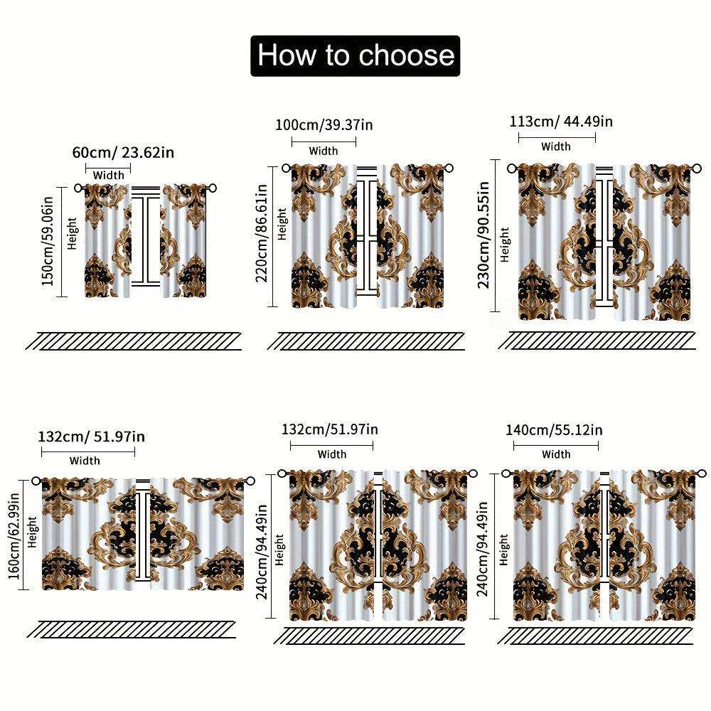 Boho Floral Curtains