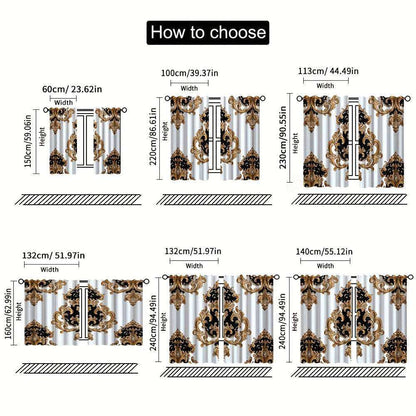 Boho Floral Curtains