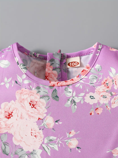 Girls Flutter Sleeve Jumpsuit