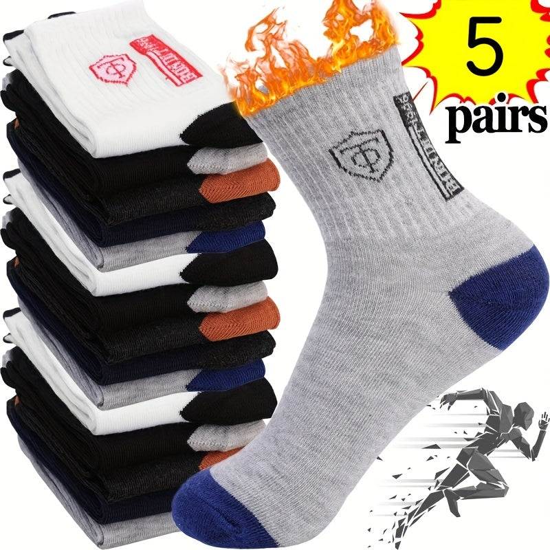 Men Mid-Calf Socks - Comfortable, Breathable, All-Season