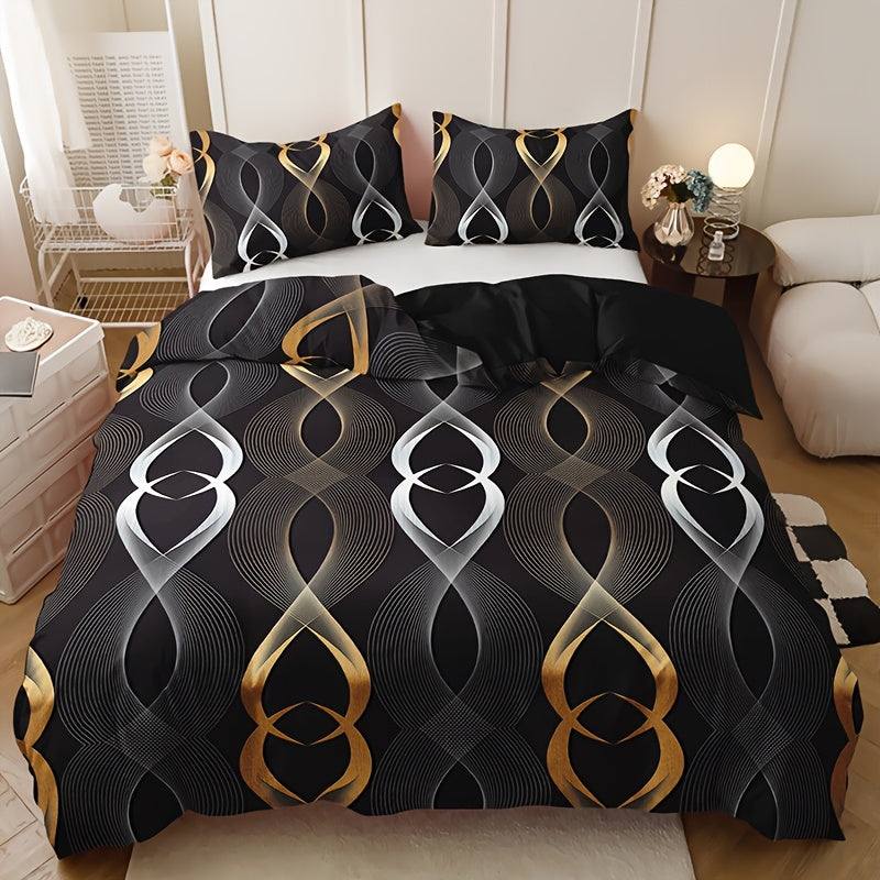 Wave Pattern Duvet Cover