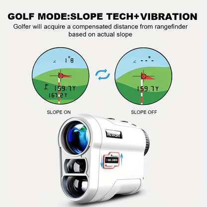 REVASRI Golf Rangefinder - Tournament Legal, Slope & Pin Lock