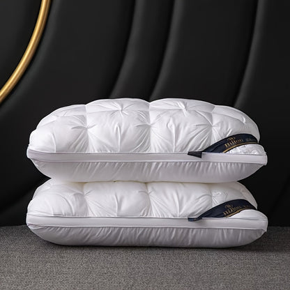 1pc/2pcs Luxury 5-Star Hotel Quality Pillows for Back Support