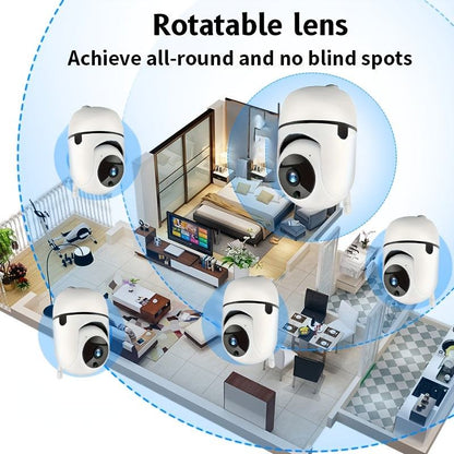 Wireless Home Security Camera -YIIYRY 1080P, Panoramic, 360-Degree